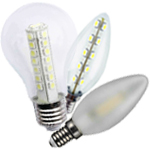 HED Glüh- und Kerzenlampen